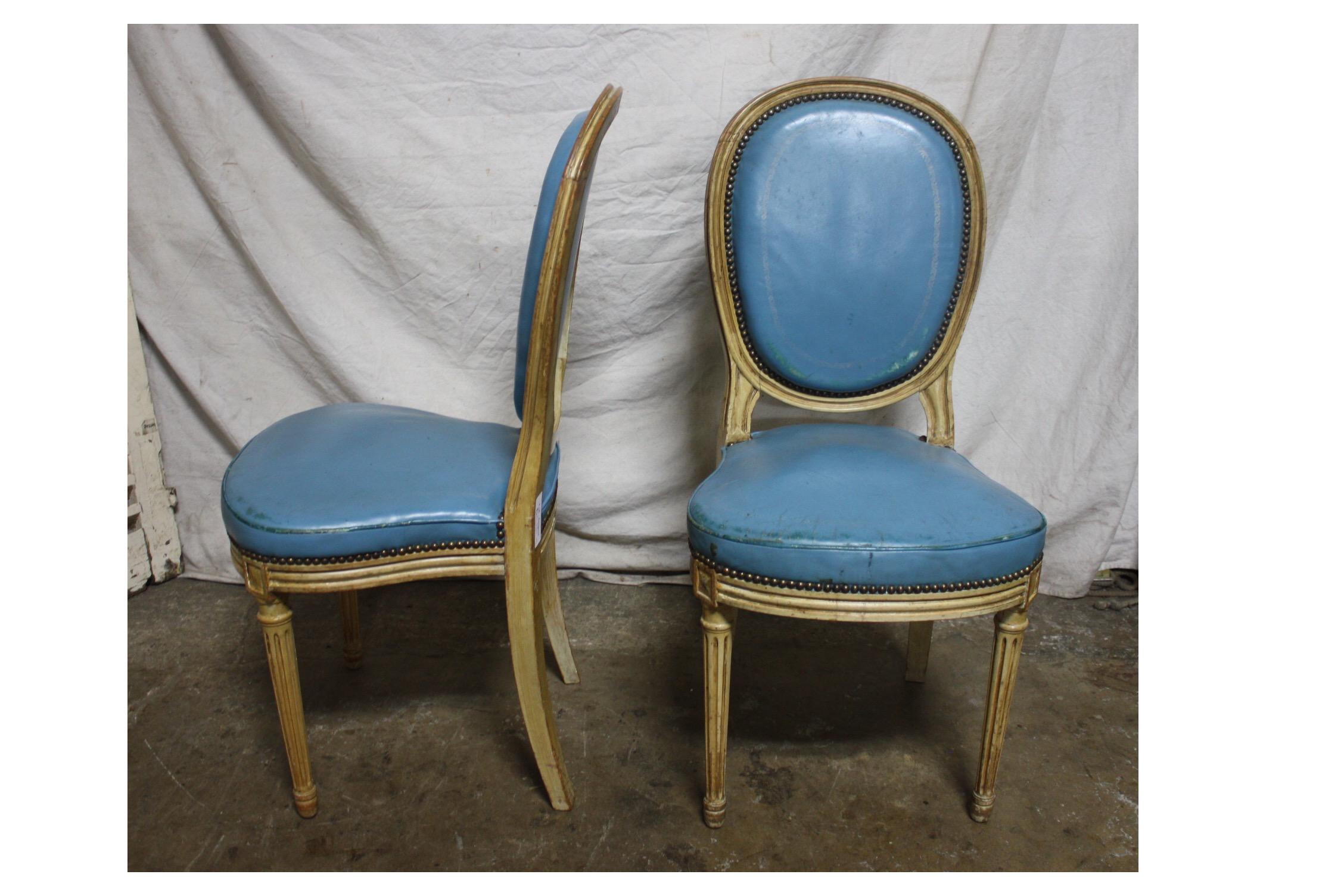 19th Century French Louis 16 Dining Chairs 5