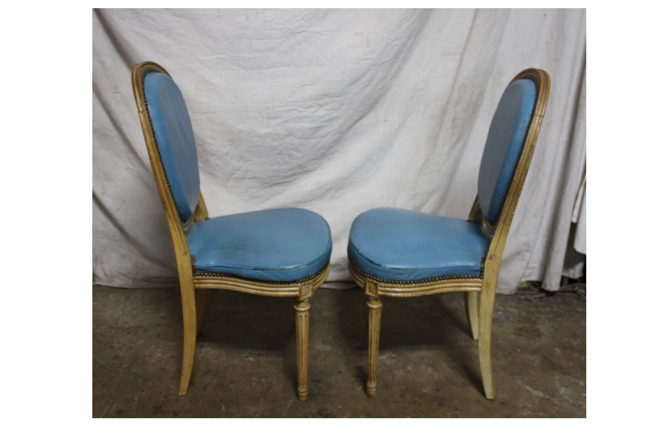 19th Century French Louis 16 Dining Chairs 6