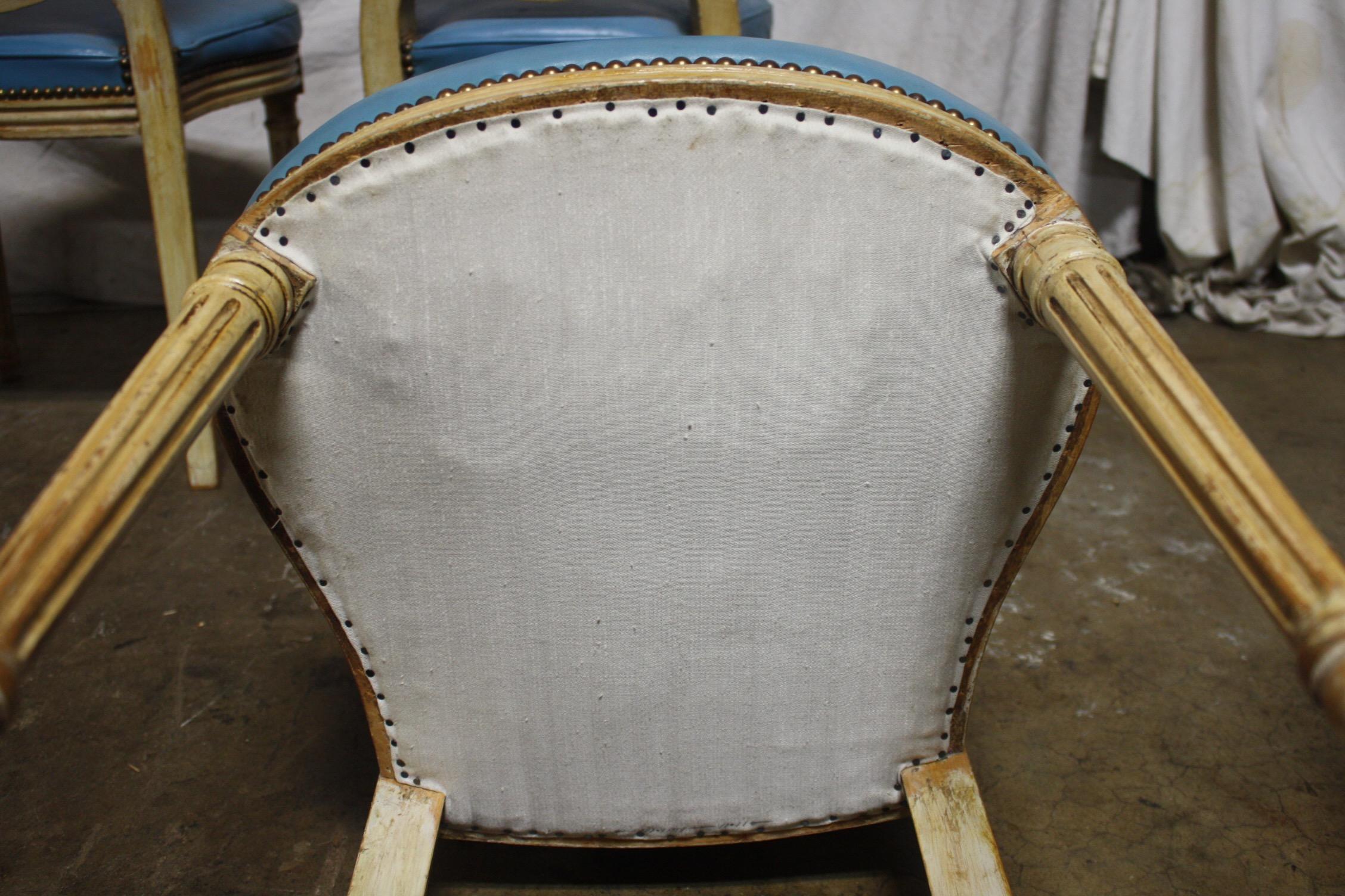 19th Century French Louis 16 Dining Chairs 10