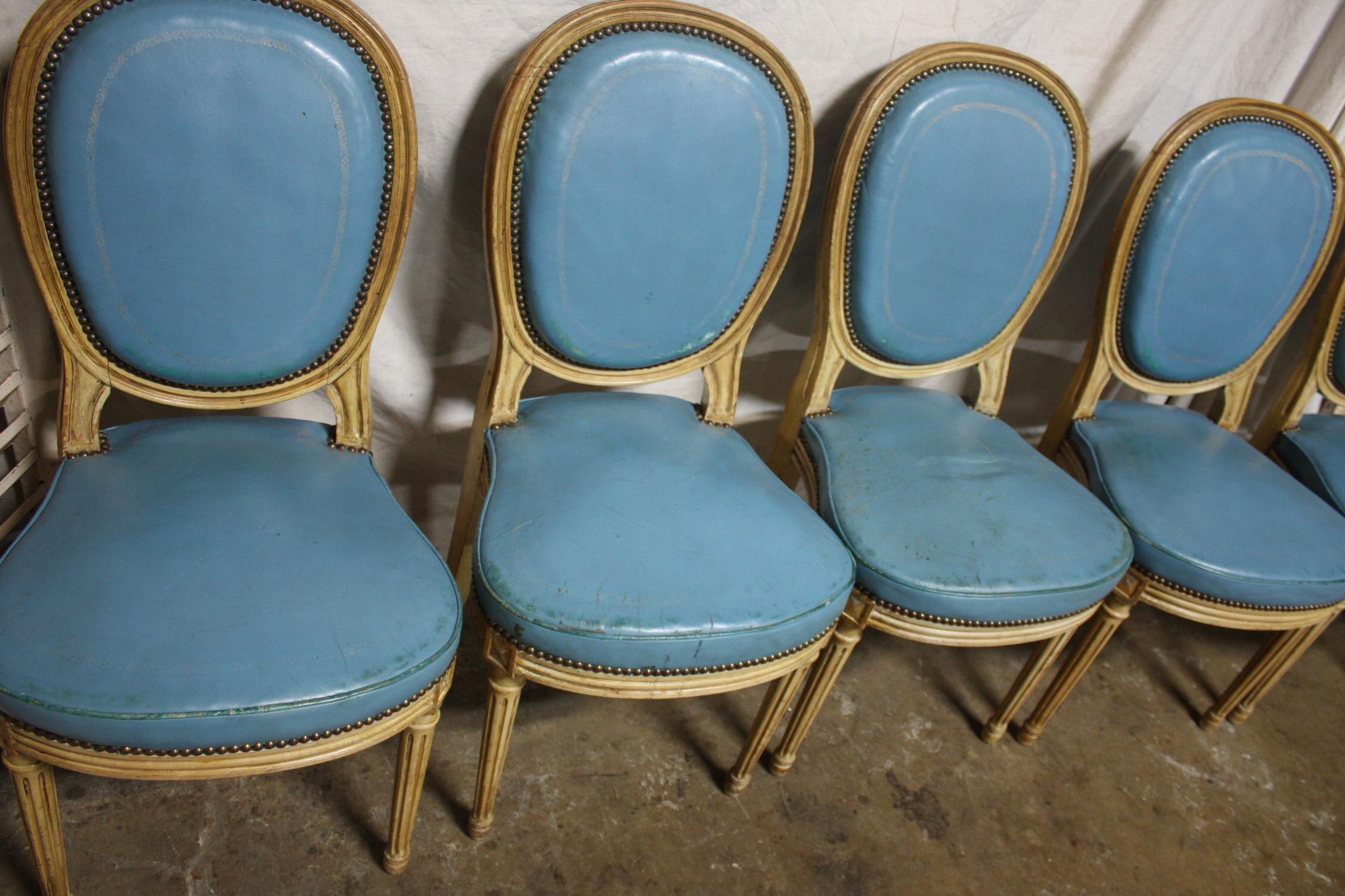 19th Century French Louis 16 Dining Chairs 1