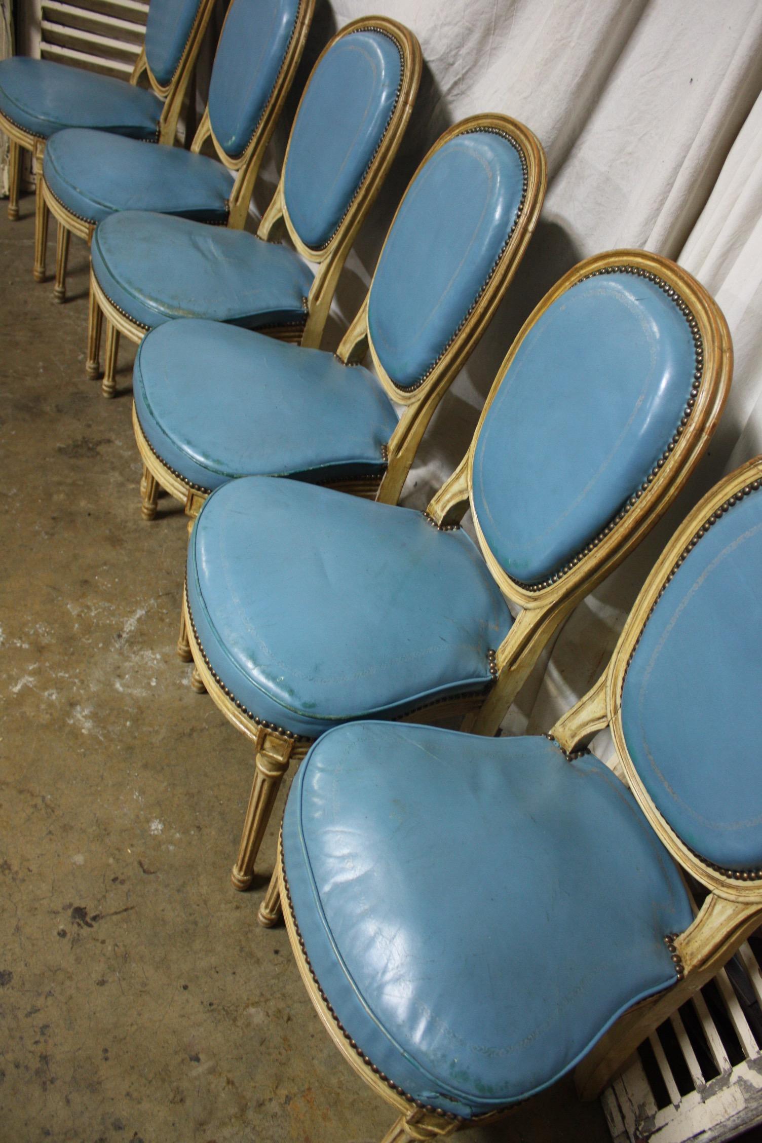 19th Century French Louis 16 Dining Chairs 2
