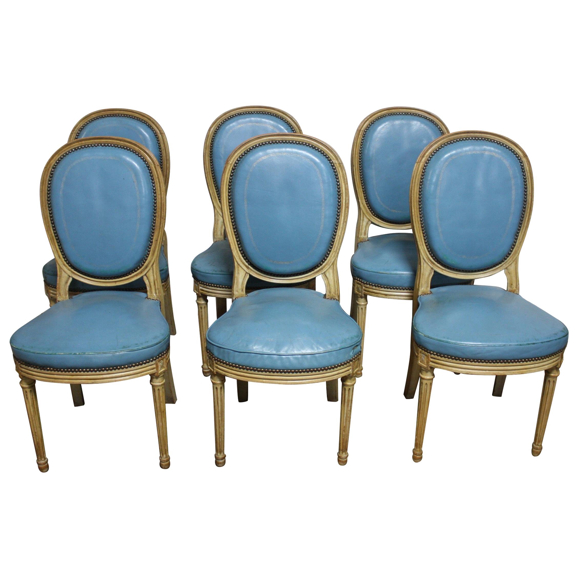 19th Century French Louis 16 Dining Chairs