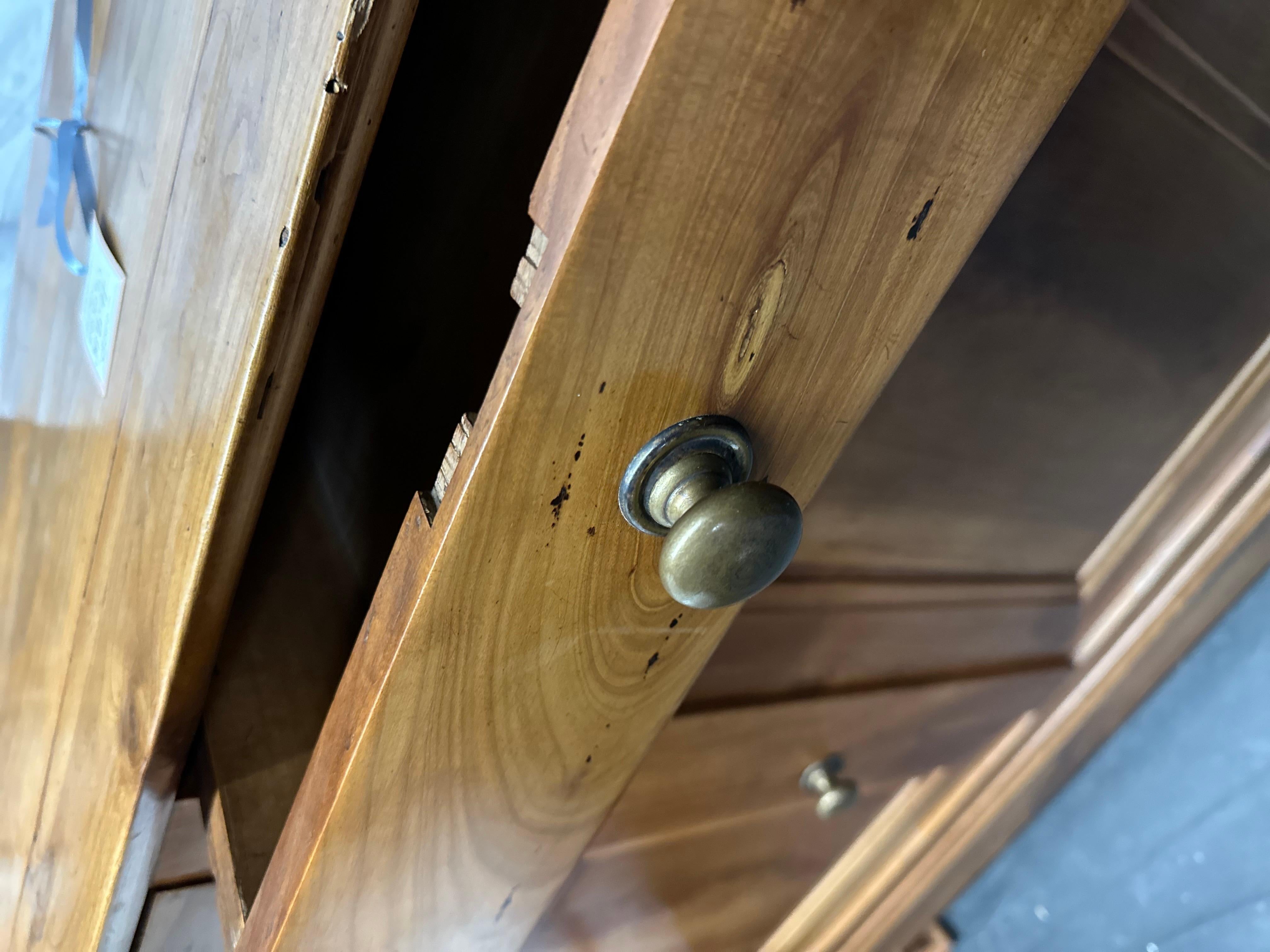 19th Century French Louis Philipe Style Walnut Enfilade 7