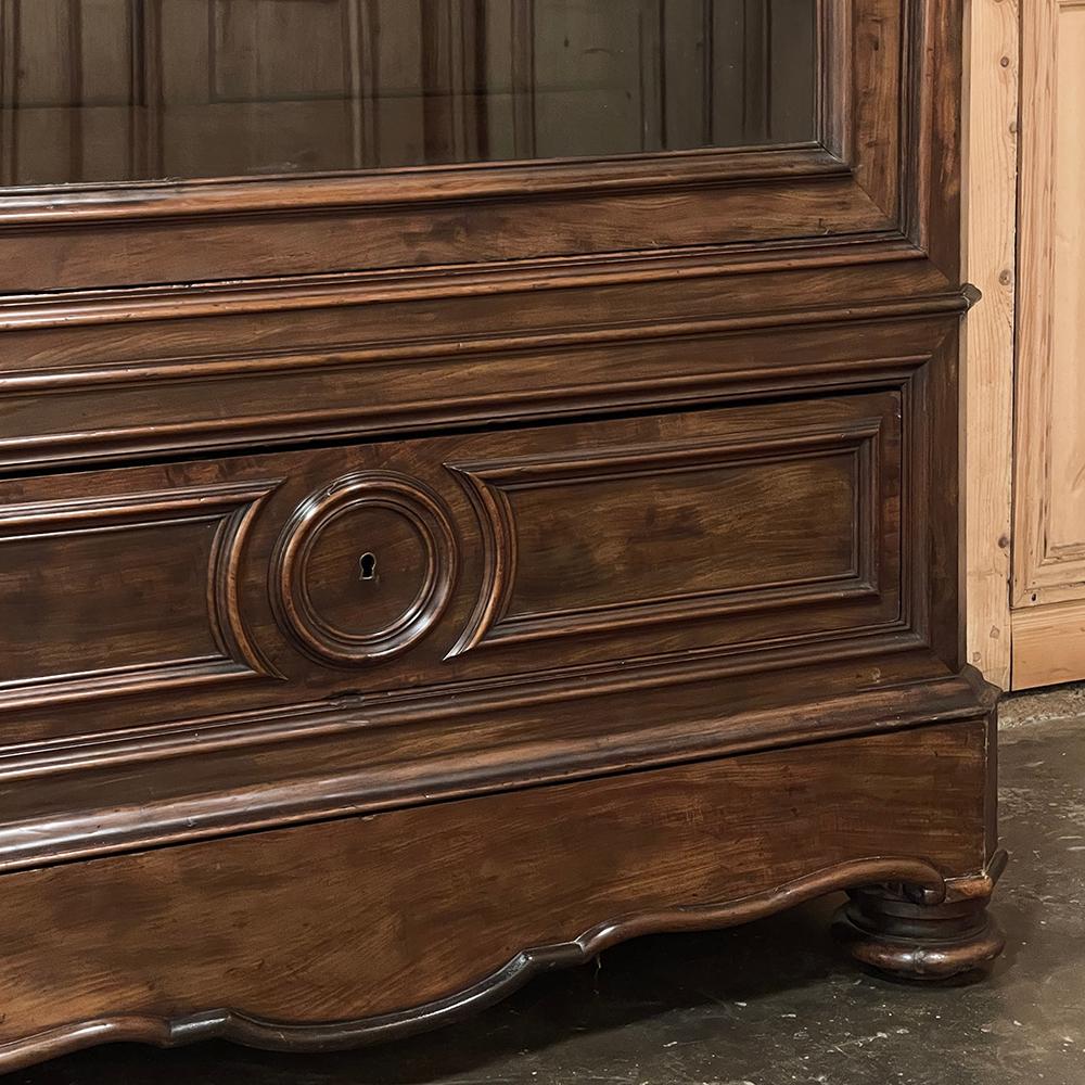 19th Century French Louis Philippe Bookcase ~ Display Armoire For Sale 7