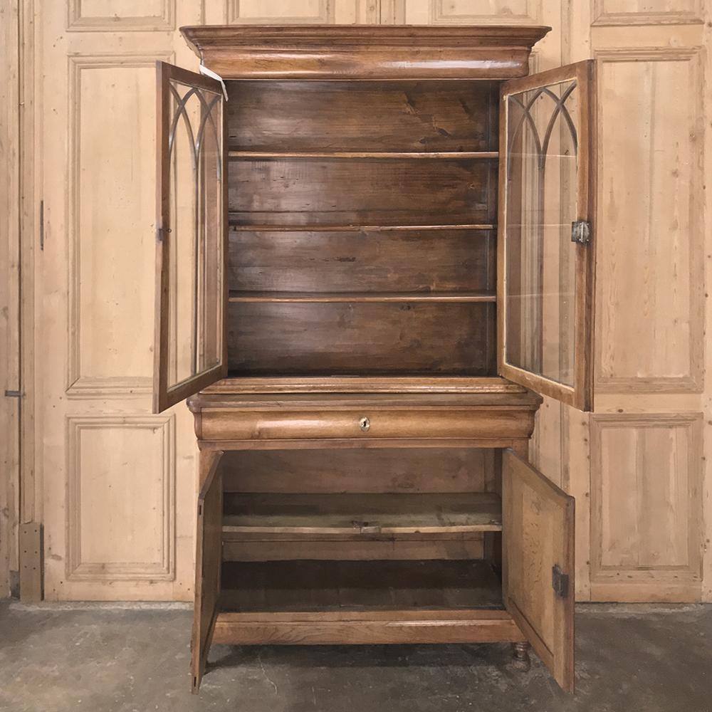 19th Century French Louis Philippe Bookcase 1