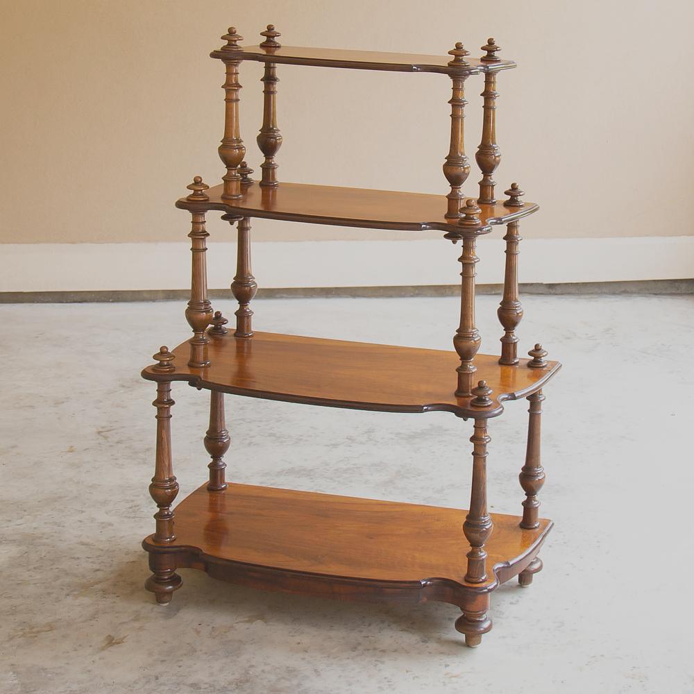 Hand-Crafted 19th Century French Louis Philippe Bookshelf, Etagere