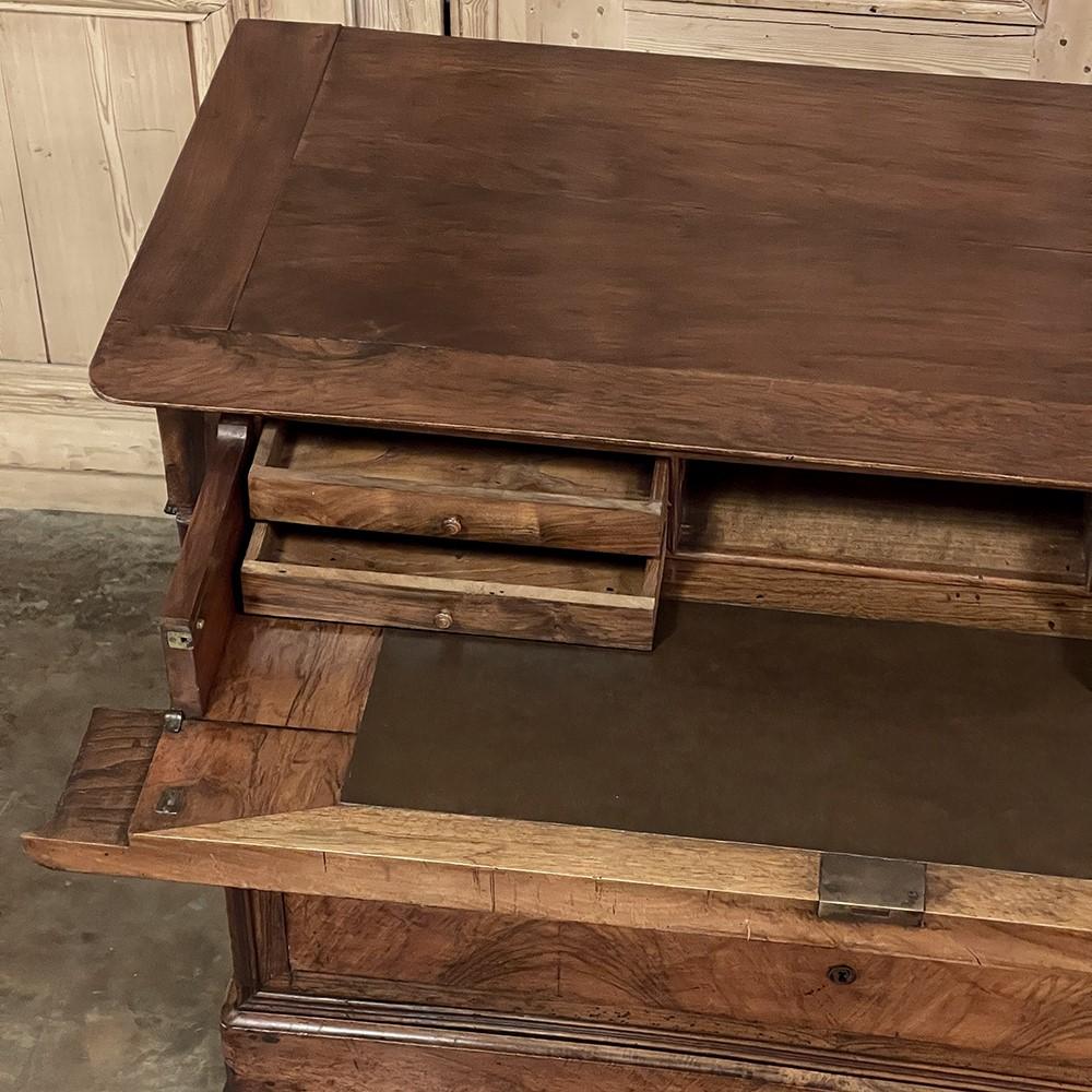 19th Century French Louis Philippe Burl Walnut Secretary ~ Commode 2