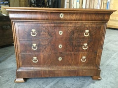 19th Century French Louis-Philippe Burled Chest of Drawers