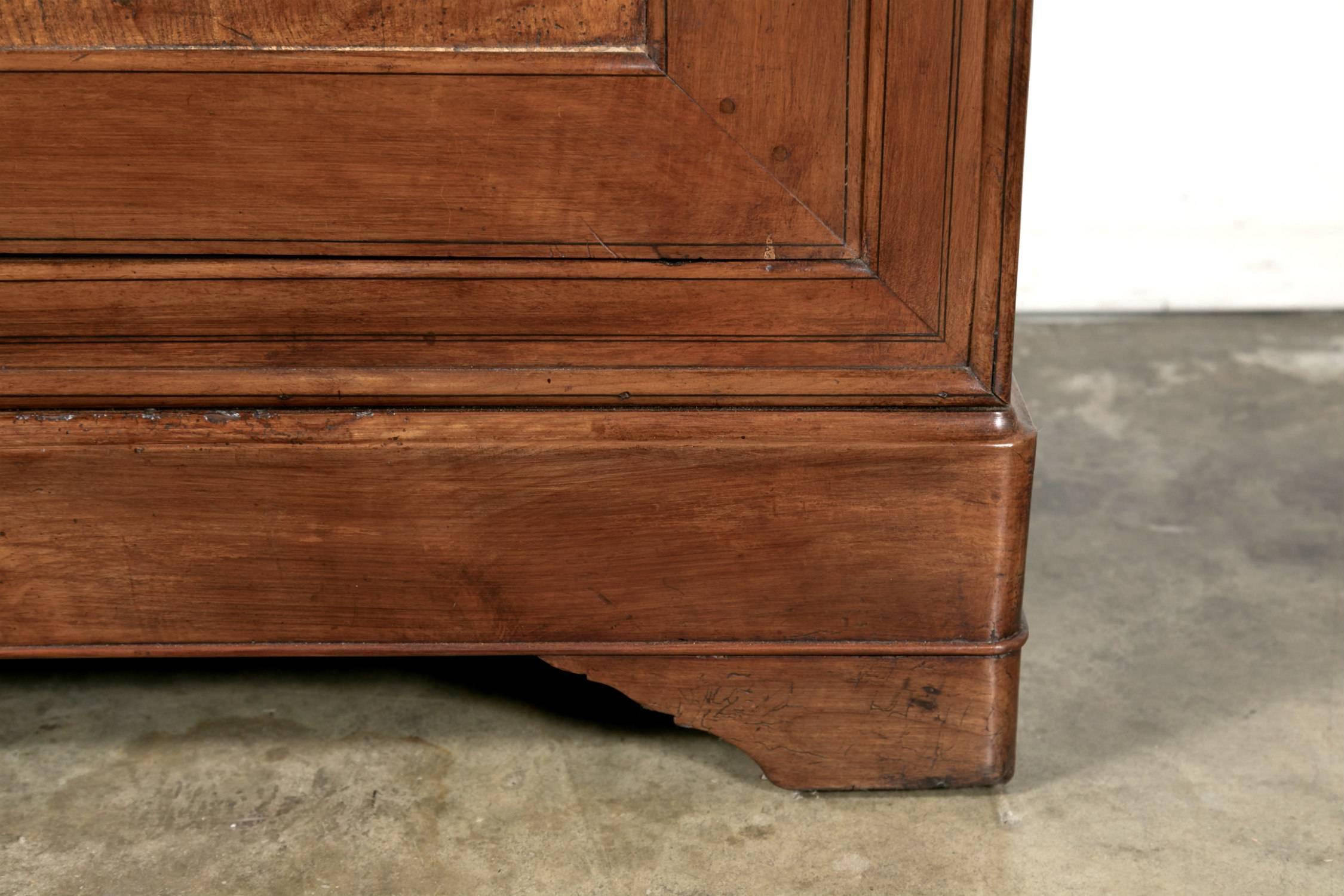 19th Century French Louis Philippe Cherry Bonnetiere with Bookmatched Front 3