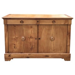 Antique 19th Century French Louis Philippe Cherry Wood Buffet