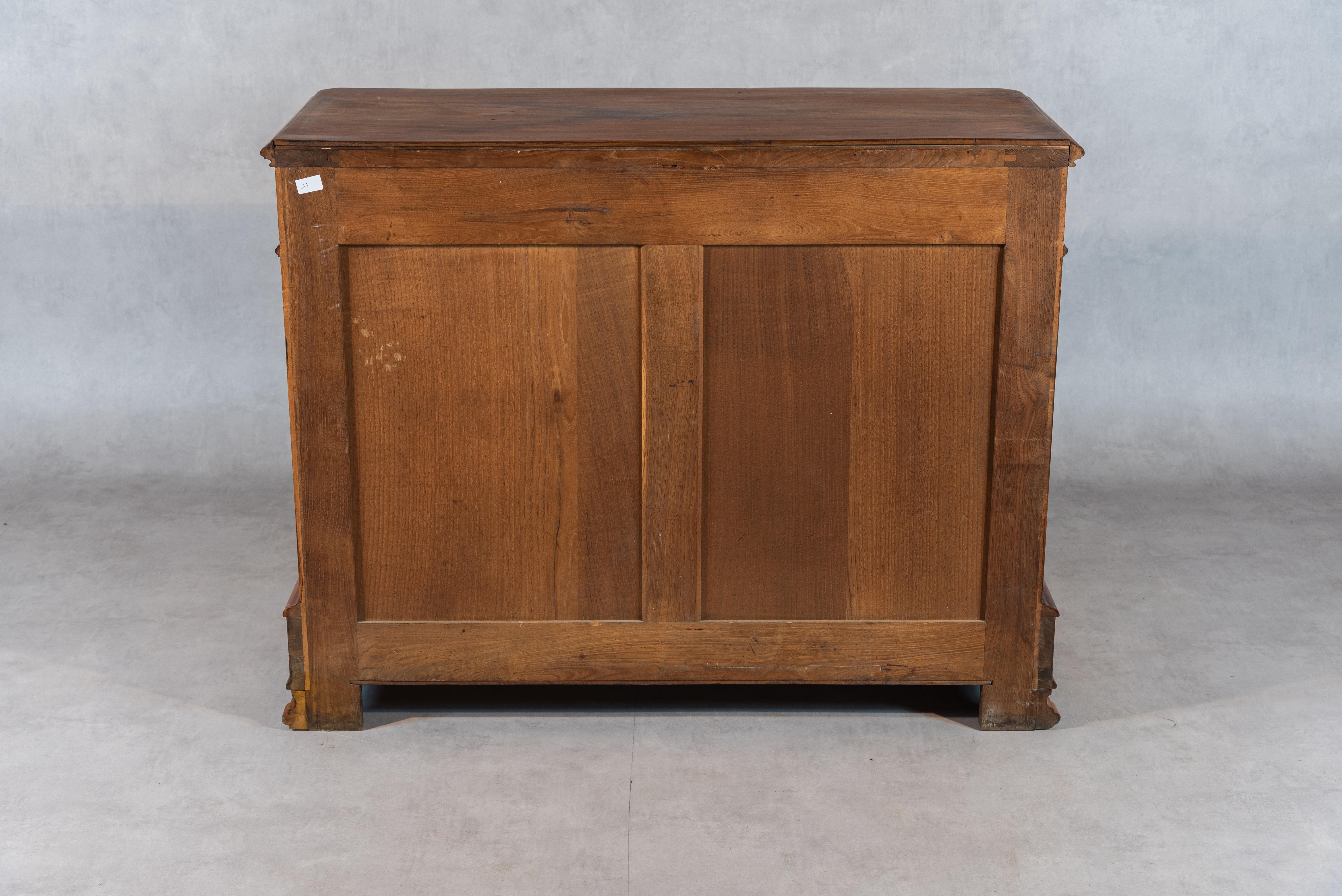 19th Century French Louis Philippe Walnut Commode 5