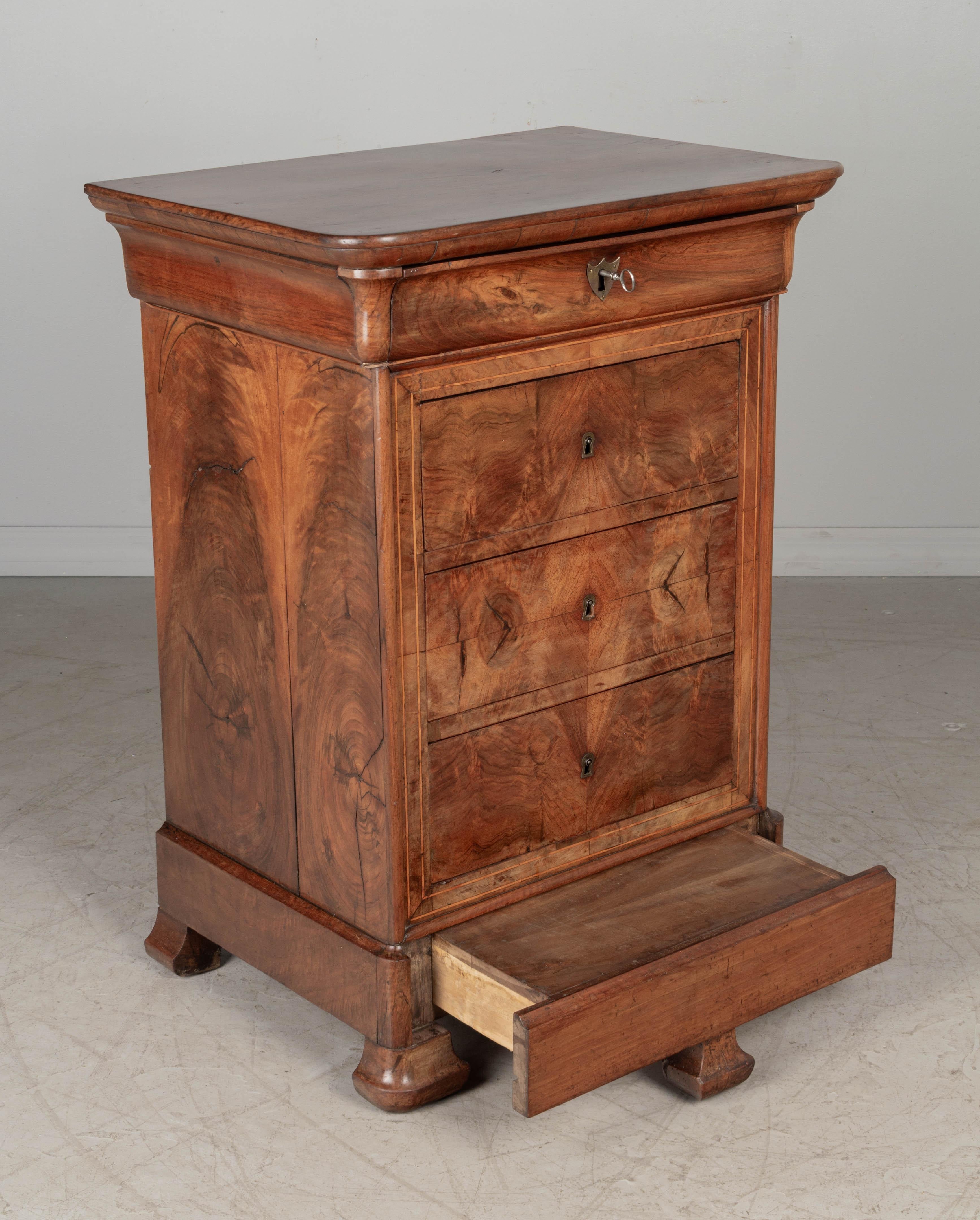 Hand-Crafted 19th Century French Louis Philippe Commode or Nightstand