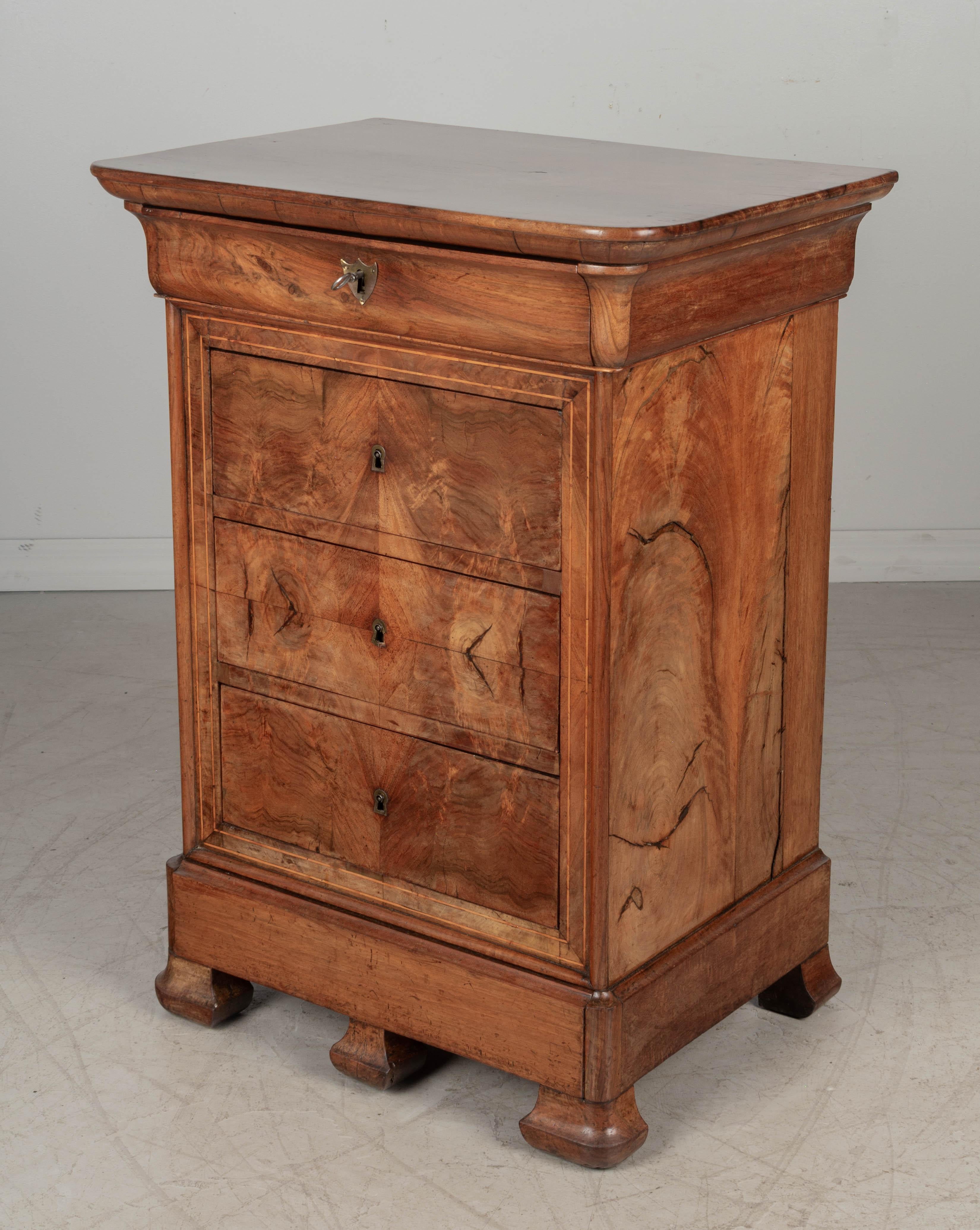19th Century French Louis Philippe Commode or Nightstand In Good Condition In Winter Park, FL