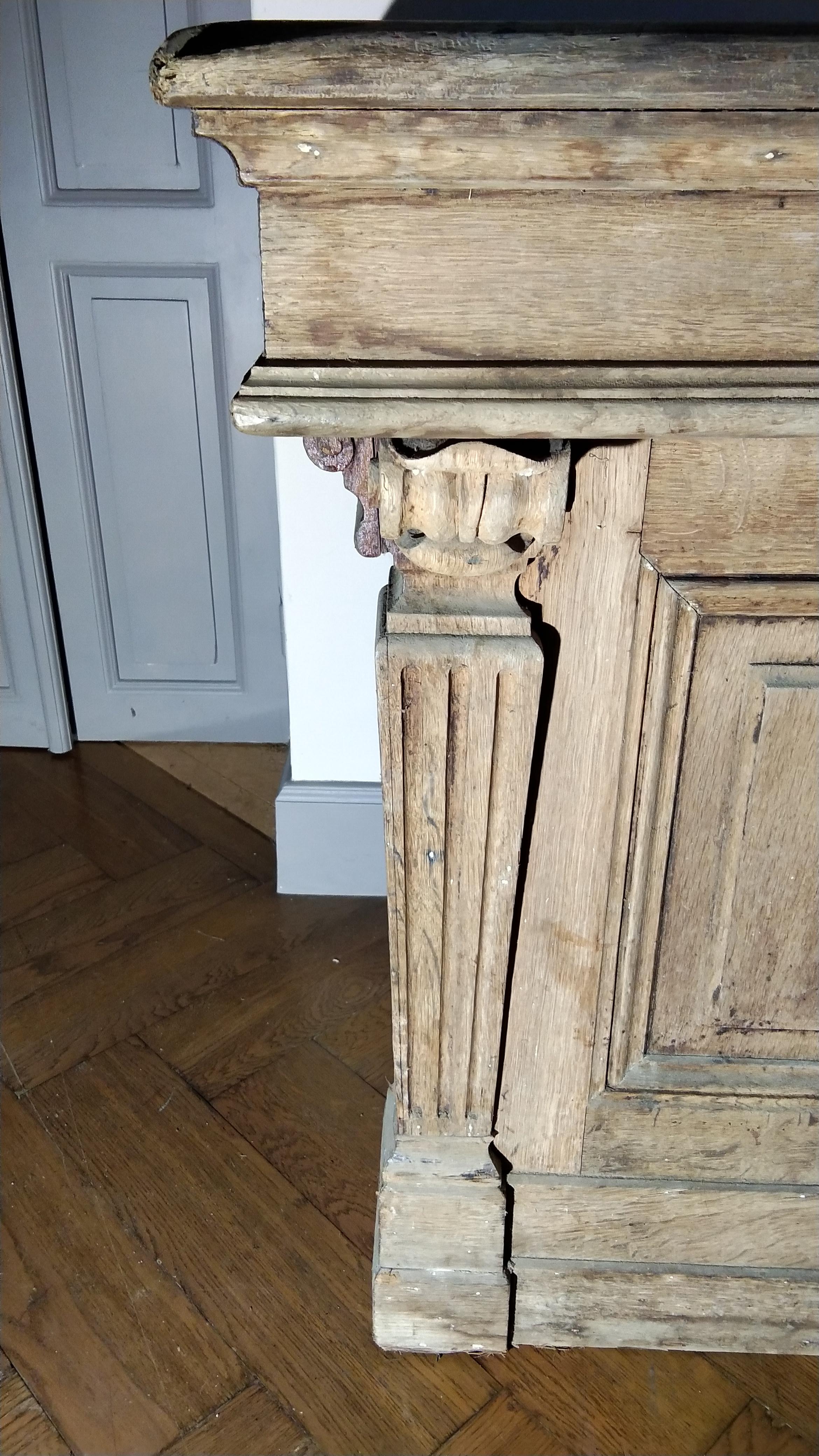 19th Century French Store Counter In Good Condition In Lectoure, Occitanie