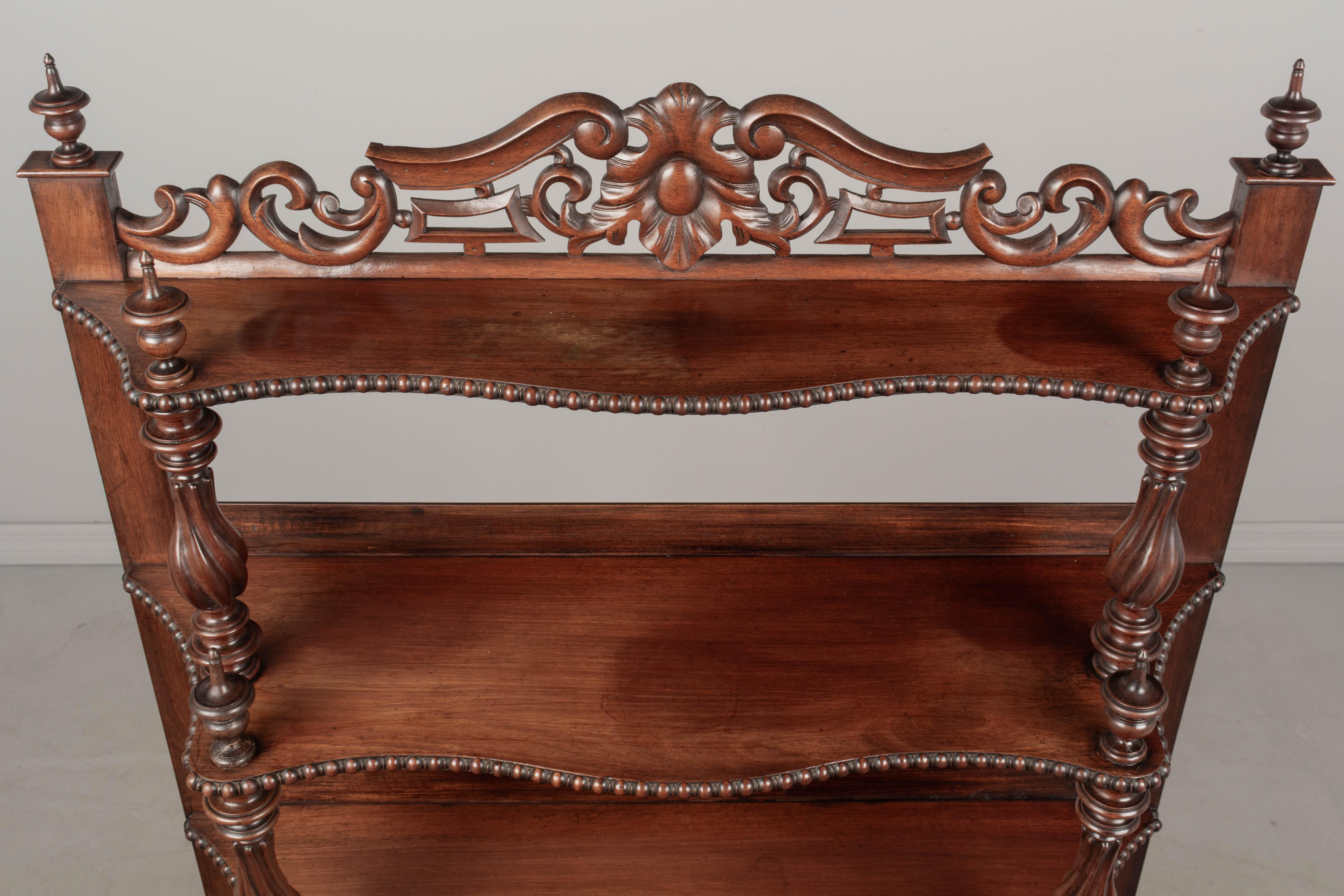 19th Century French Louis Philippe Étagère or Tiered Shelf For Sale 9