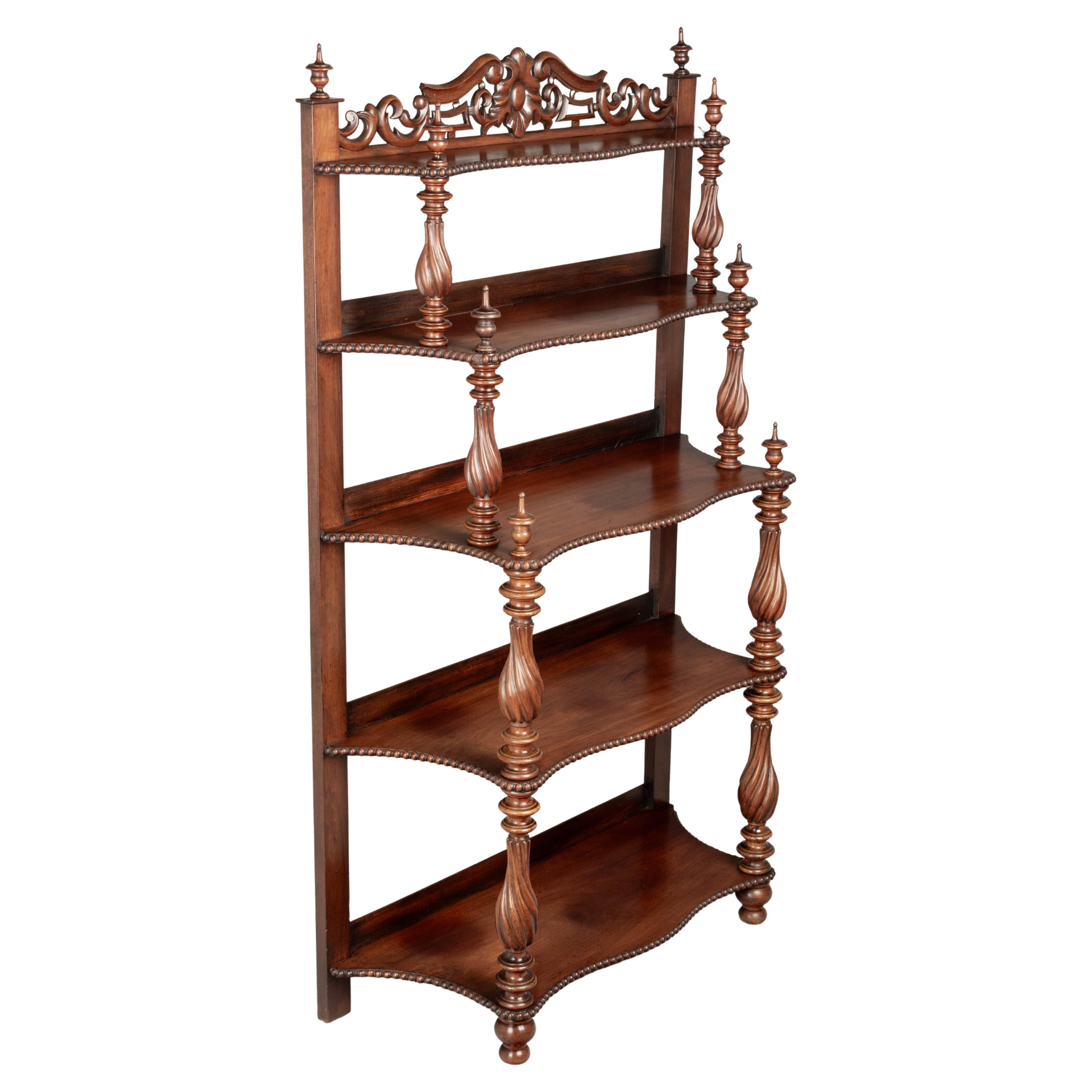 19th Century French Louis Philippe Étagère or Tiered Shelf For Sale