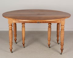 19th Century French Louis Philippe Extension Dining Table
