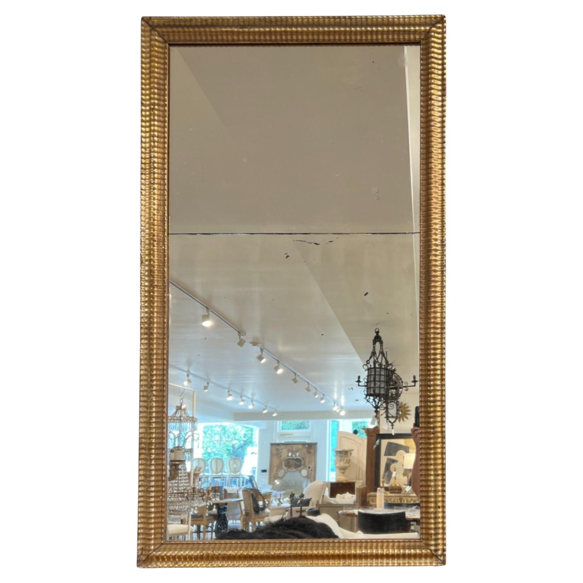 Antique Mirror doré Louis Philippe du 19ème siècle français - Medium