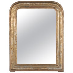 19th Century French Louis Philippe Gilded Mirror 20.5"W x 26.5"H