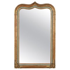 19th Century French Louis Philippe Gilded Mirror 32" x 52"