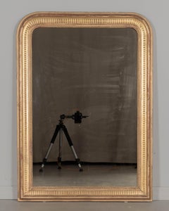 19th Century French Louis Philippe Gilded Mirror 33.5" x 46.75"