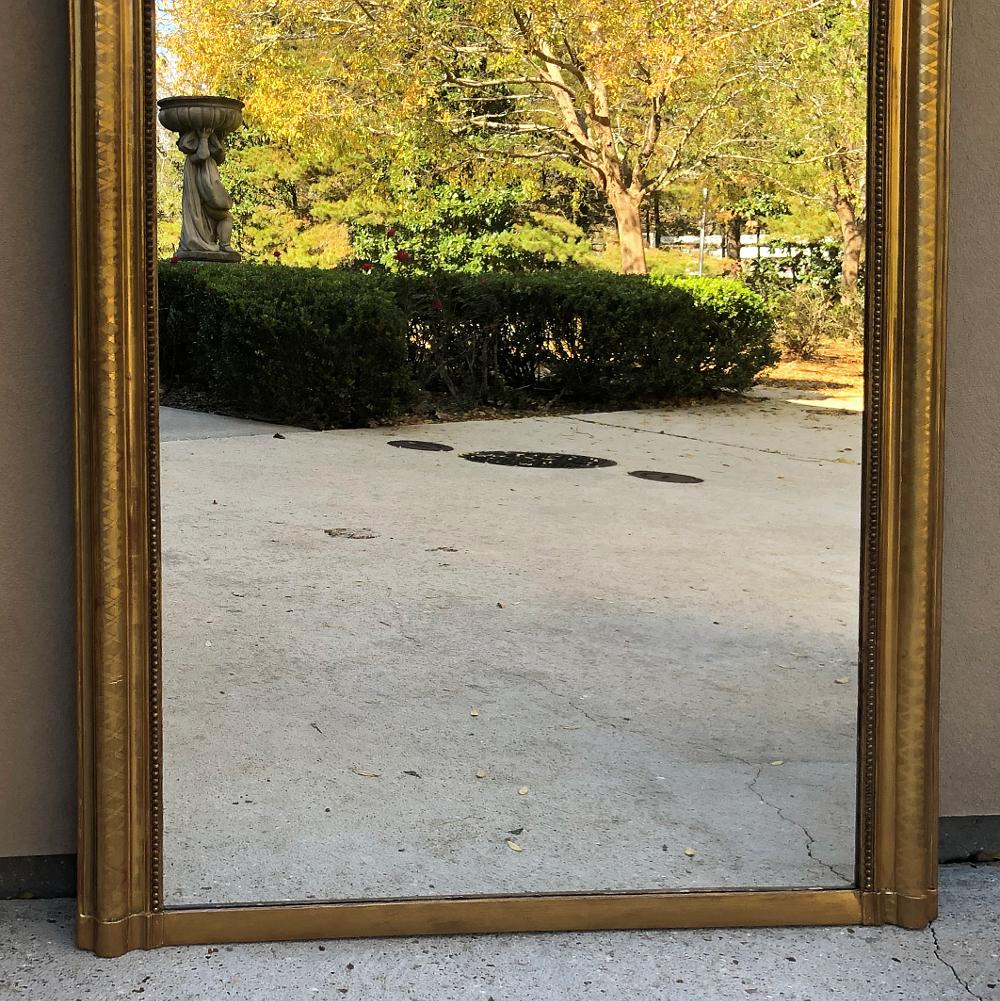 19th Century French Louis Philippe Gilded Mirror For Sale 2