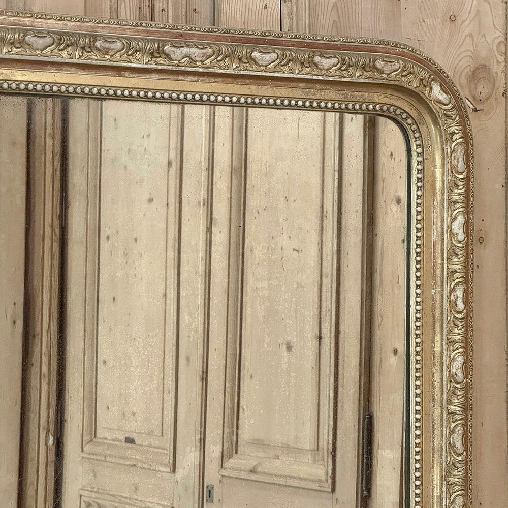 Miroir doré Louis Philippe français du 19ème siècle en vente 1