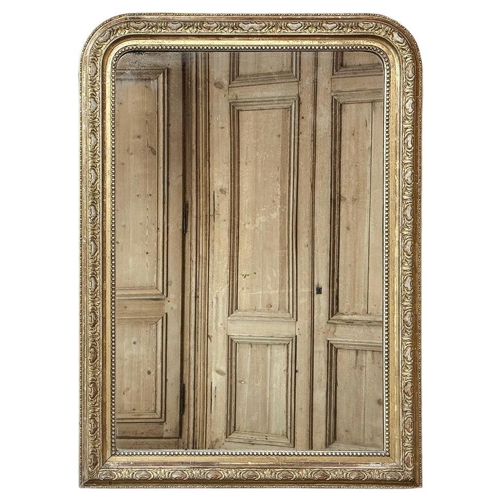 Miroir doré Louis Philippe français du 19ème siècle en vente