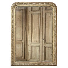Miroir doré Louis Philippe français du 19ème siècle