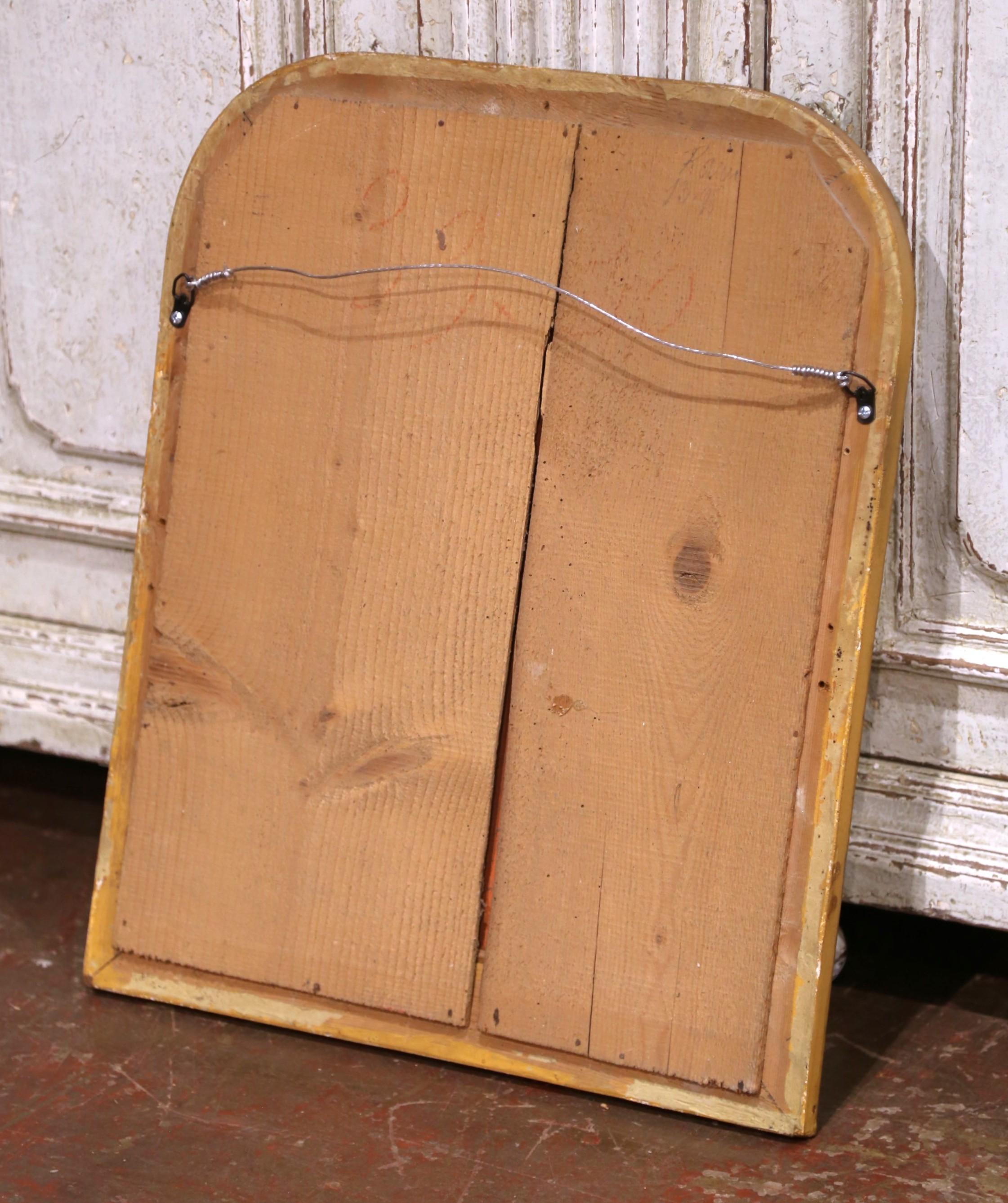 19th Century French Louis Philippe Giltwood Wall Mirror For Sale 1