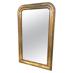 19th Century French Louis Philippe Gold Gilt Mirror