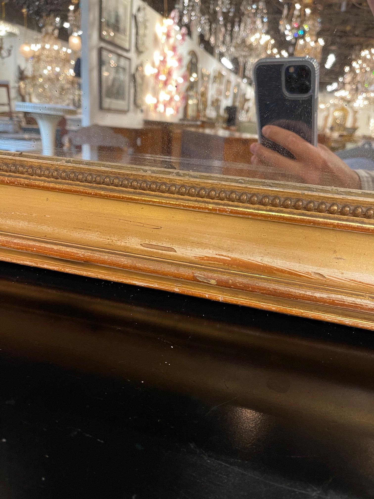 19th Century French Louis Philippe Gold Mirror 4