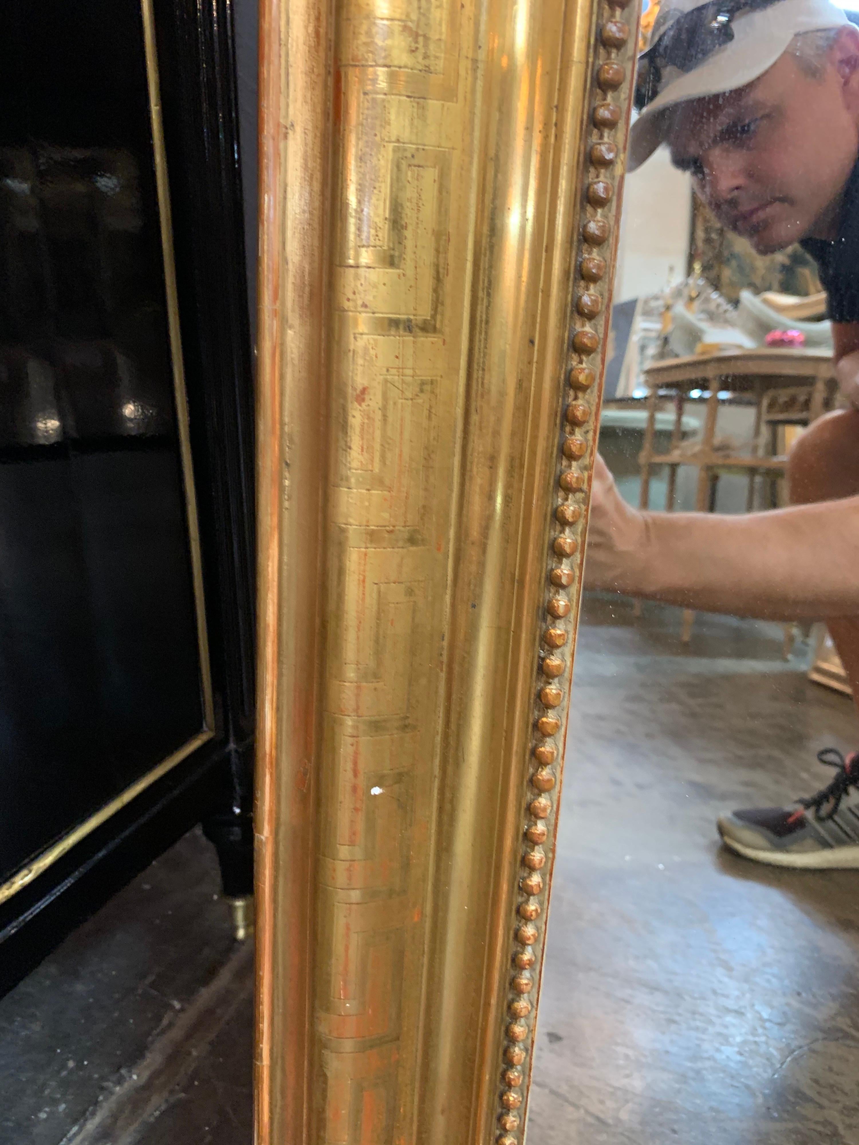 19th Century French Louis Philippe Gold Mirror 1