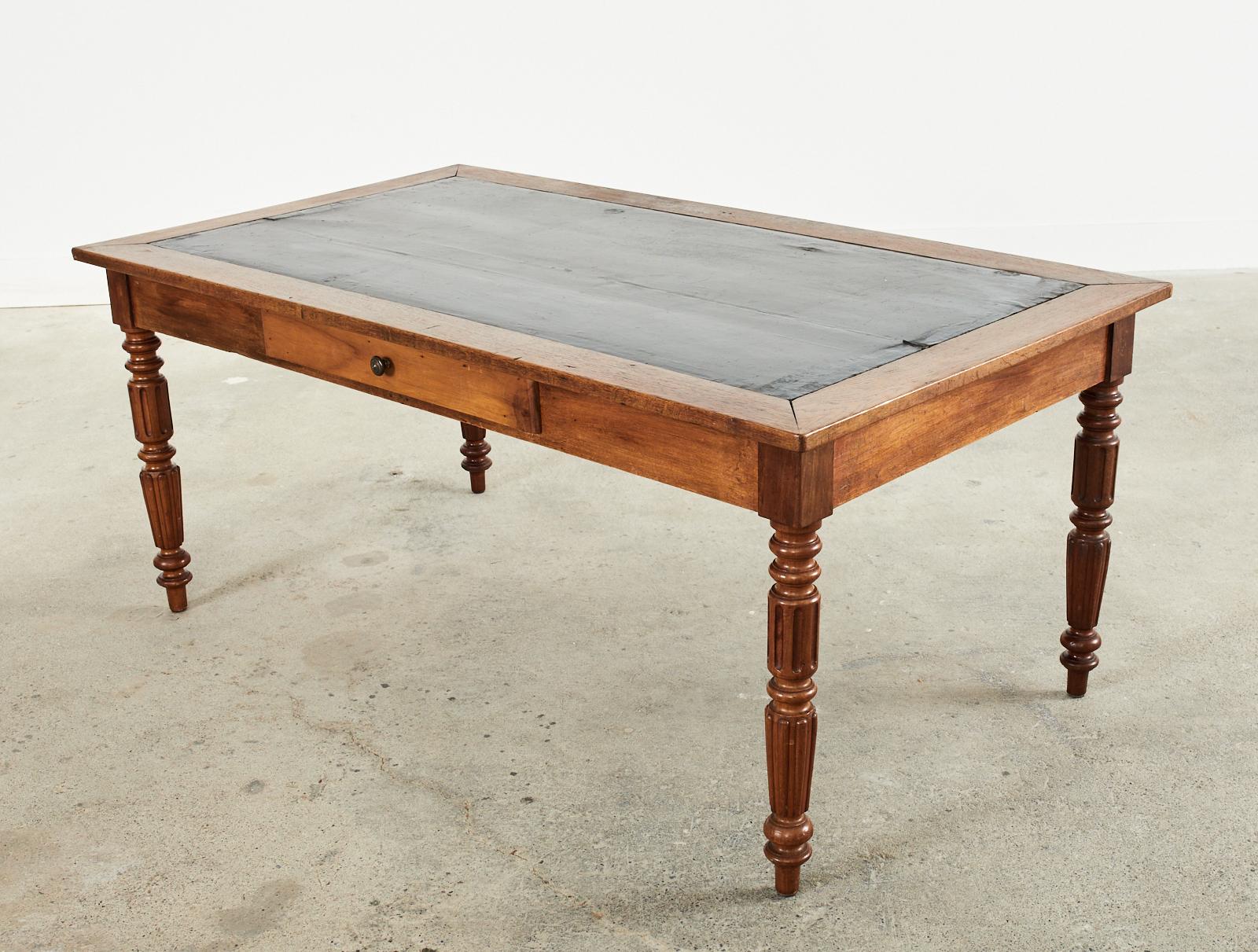 Hand-Crafted 19th Century French Louis Philippe Low Writing Table or Desk