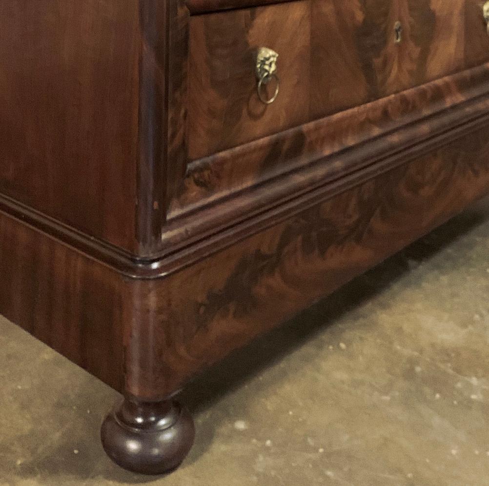 19th Century French Louis Philippe Marble Top Commode 5