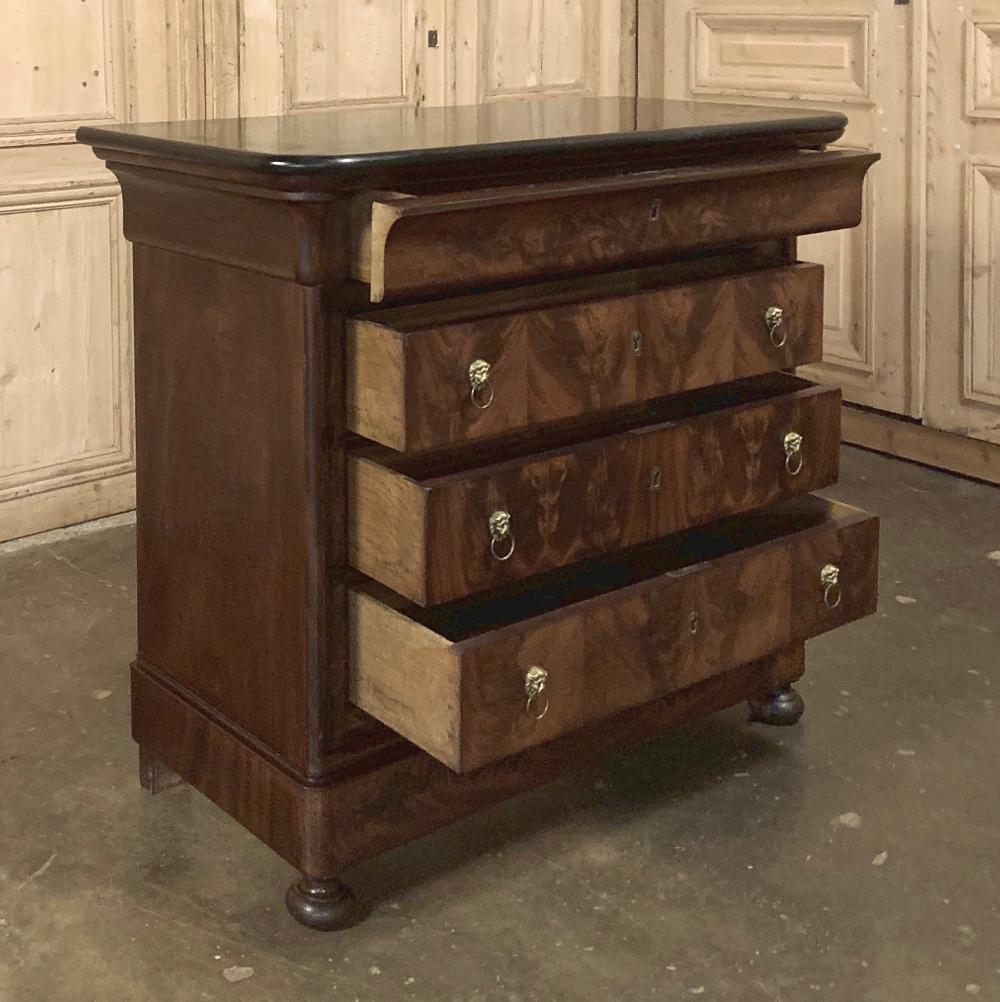 19th Century French Louis Philippe Marble Top Commode 3