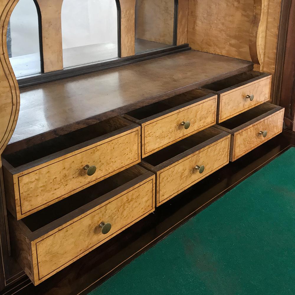 19th Century French Louis Philippe Marble Top Secretary 2