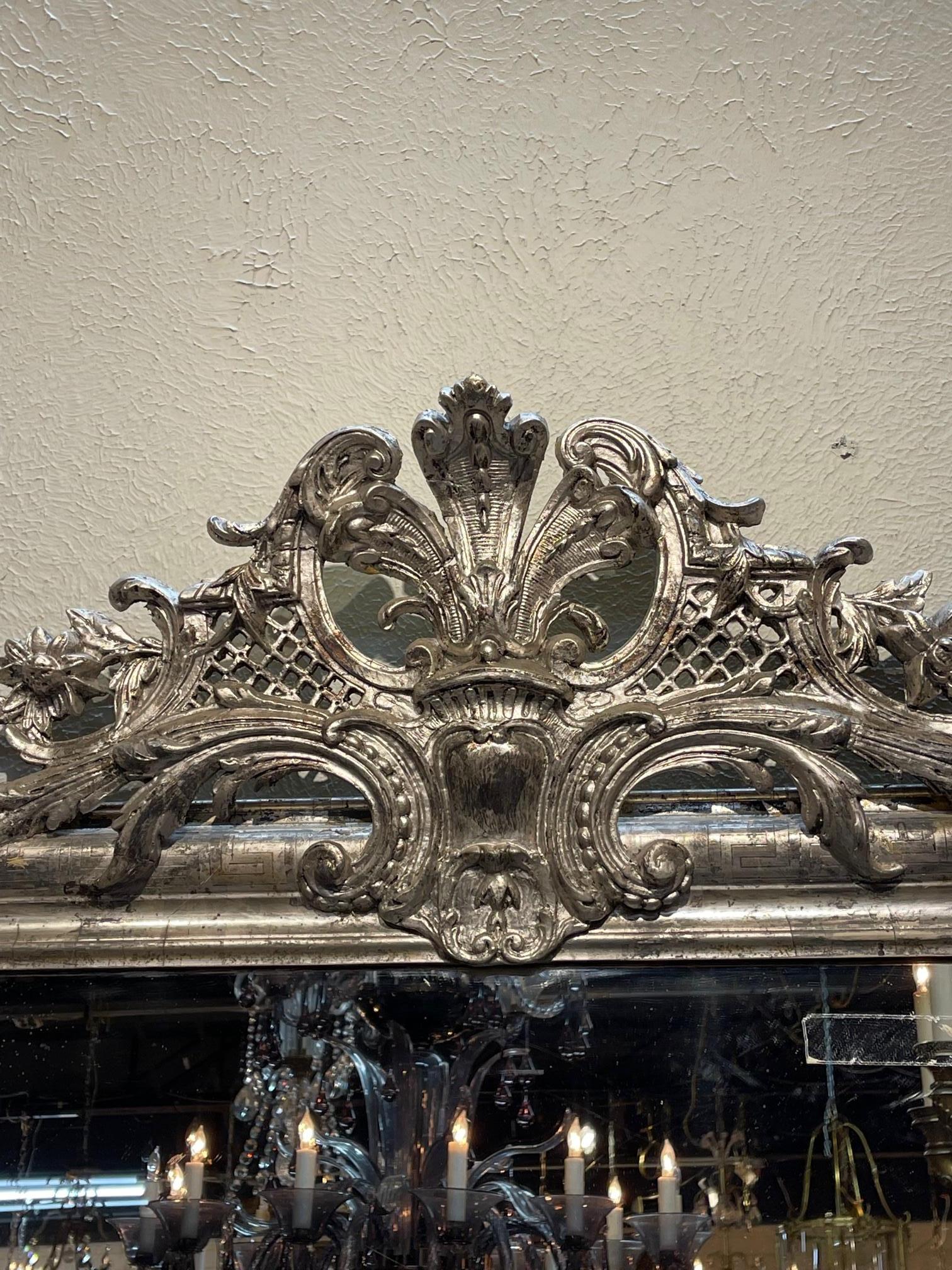 19th Century French Louis Philippe Mirror In Good Condition For Sale In Dallas, TX