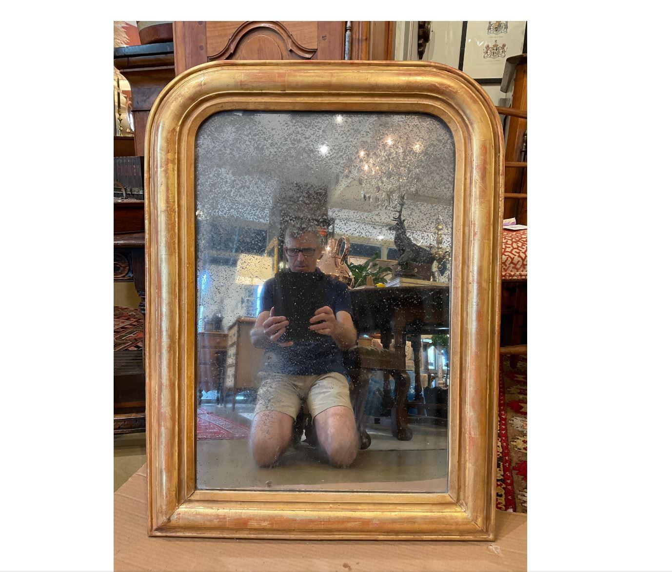 Glass 19th Century French Mirror For Sale