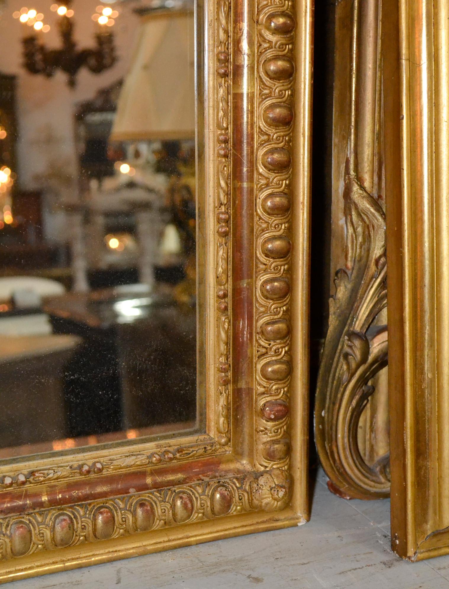 19th Century French Louis Philippe Mirror 2