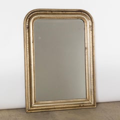 Specchio francese Louis Philippe del XIX secolo con strisce