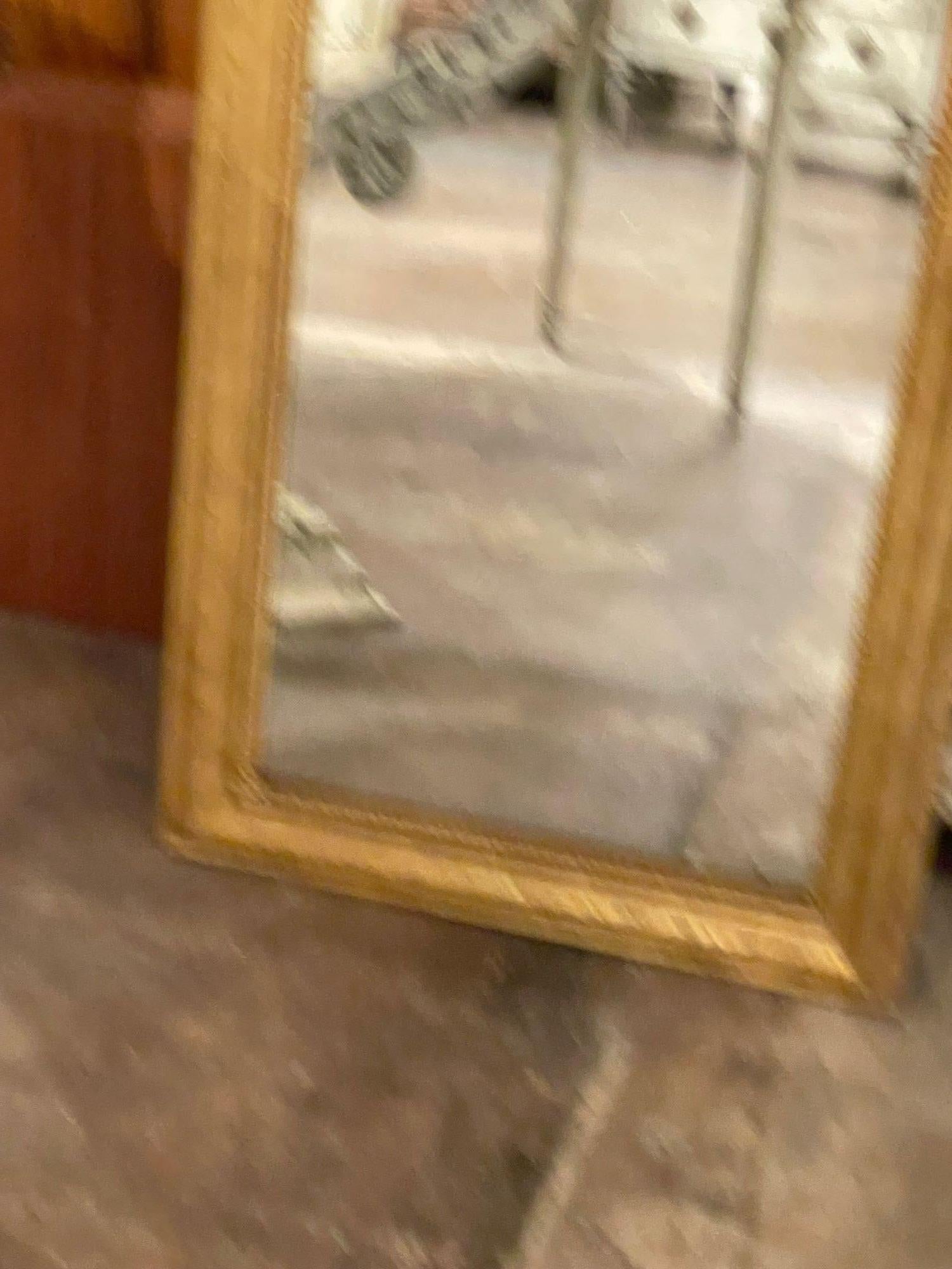19th Century French Louis Philippe Narrow Mirror In Good Condition For Sale In Dallas, TX