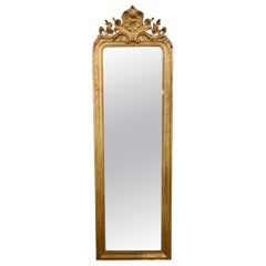 19th Century French Louis Philippe Narrow Mirror