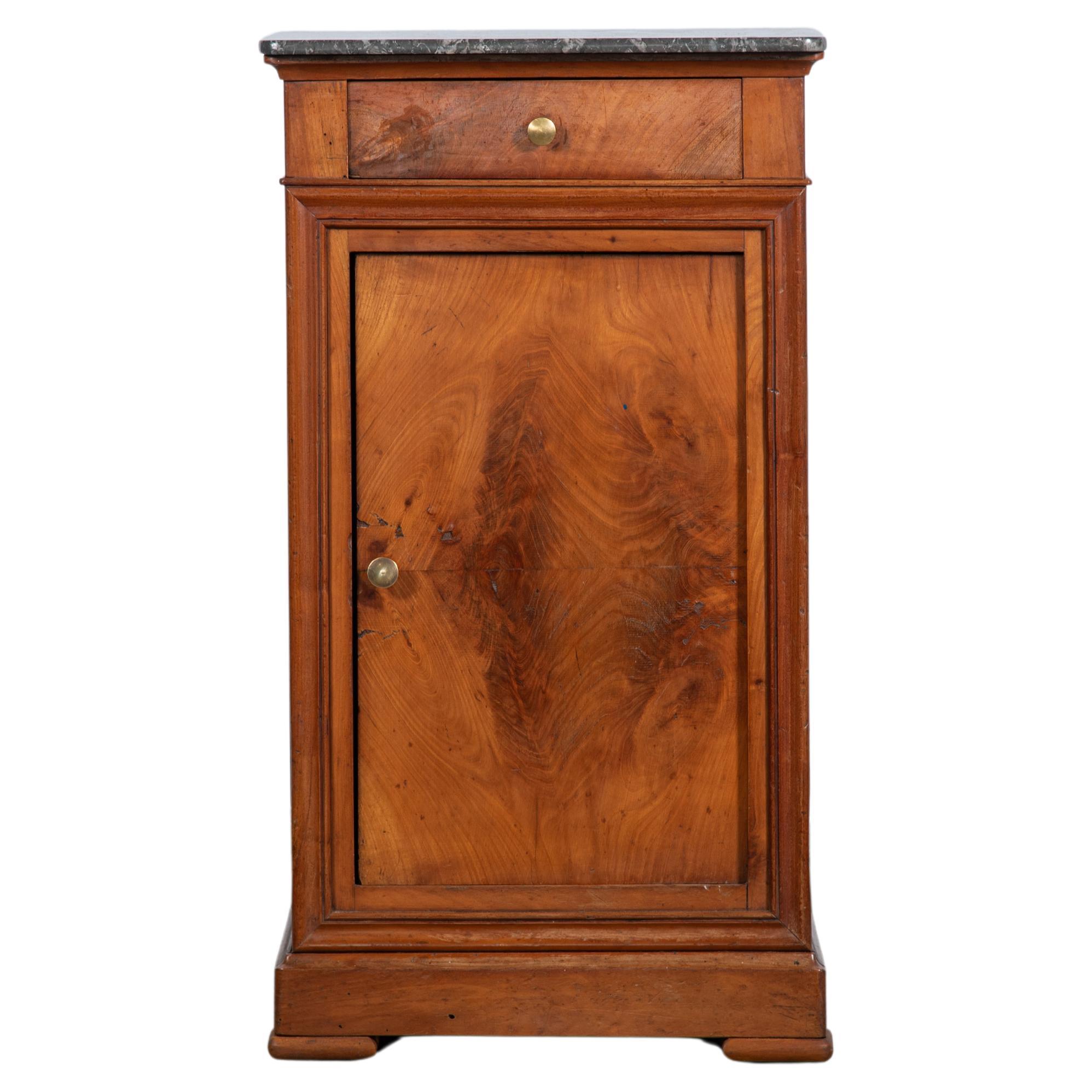 19th Century French Louis Philippe Nightstand Table For Sale