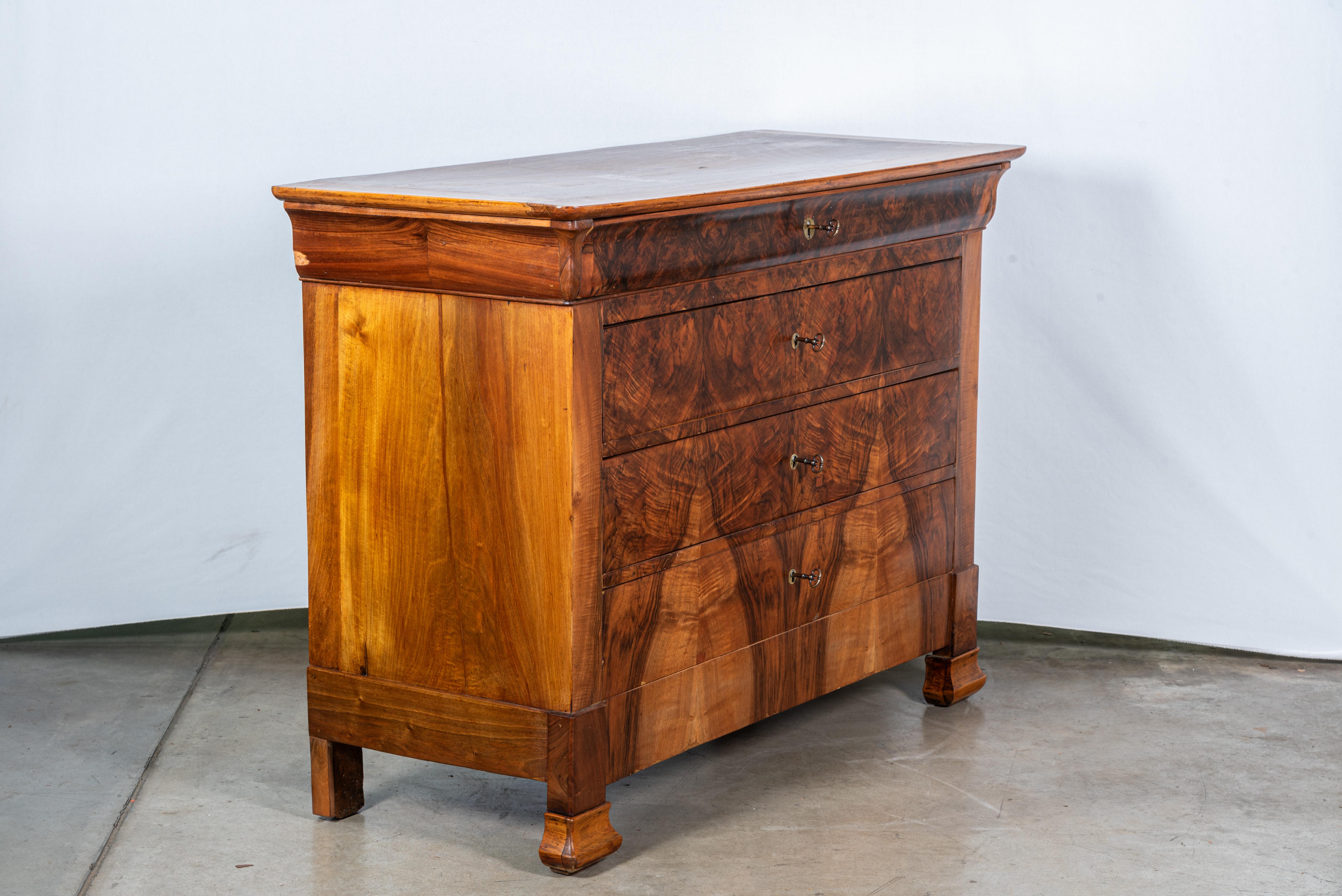 19th Century French Louis Philippe of Period Commode or Dresser In Good Condition For Sale In San Antonio, TX