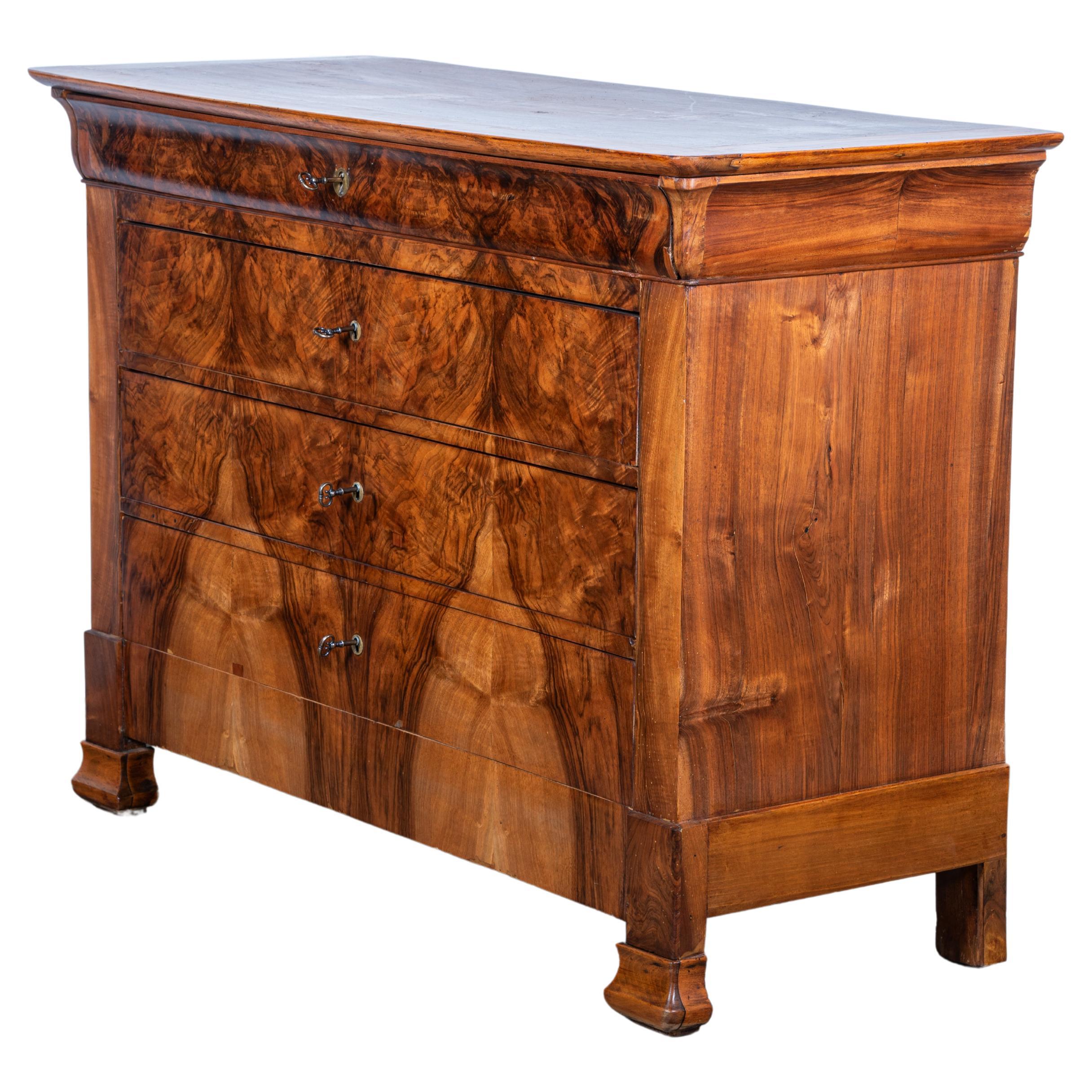 19th Century French Louis Philippe of Period Commode or Dresser For Sale