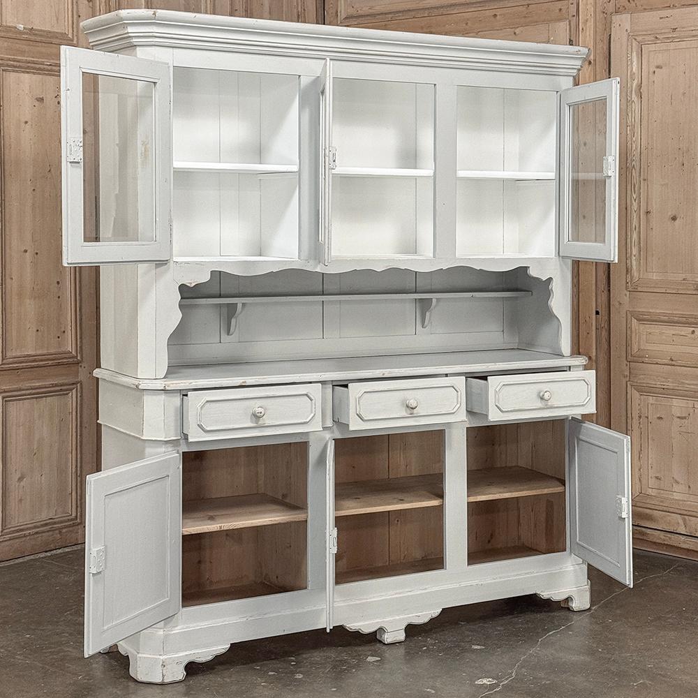 Buffet français du 19ème siècle peint Louis Philippe en vente 8