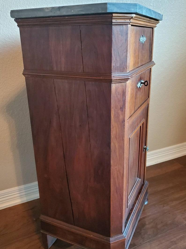 19th Century French Louis Philippe Period Bedside Cabinet  For Sale 4