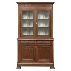 Antique 19th Century French Louis Philippe Period Bookcase ~ Bibliotheque