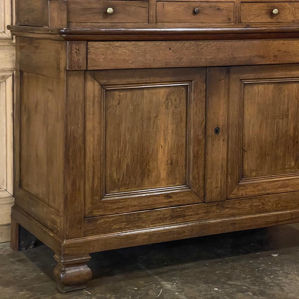 19th Century French Louis Philippe Period Buffet a Deux Corps ~ Cabinet For Sale 9
